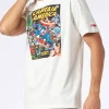 Herren-T-Shirt aus schwerer Baumwolle mit Captain America-Aufdruck | MARVEL-SONDERAUSGABE