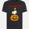 Herren-T-Shirt aus schwerer Baumwolle mit Halloween-Aufdruck | SNOOPY – PEANUTS™ SONDEREDITION