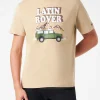 Herren-T-Shirt aus schwerer Baumwolle mit Latin Rover-Aufdruck