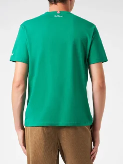 Herren-T-Shirt aus schwerer Baumwolle mit „Homer Simpson Merry Christmas“-Aufdruck | DIE SIMPSONS-SONDERAUSGABE
