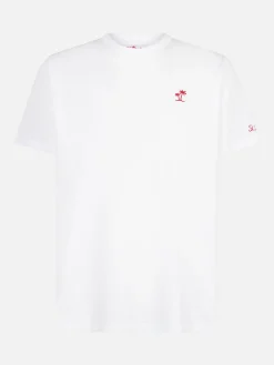 Herren-T-Shirt aus weißer Baumwolle