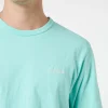 Herren-T-Shirt „Dover“ aus salbeigrünem Baumwolljersey mit St. Barth-Stickerei