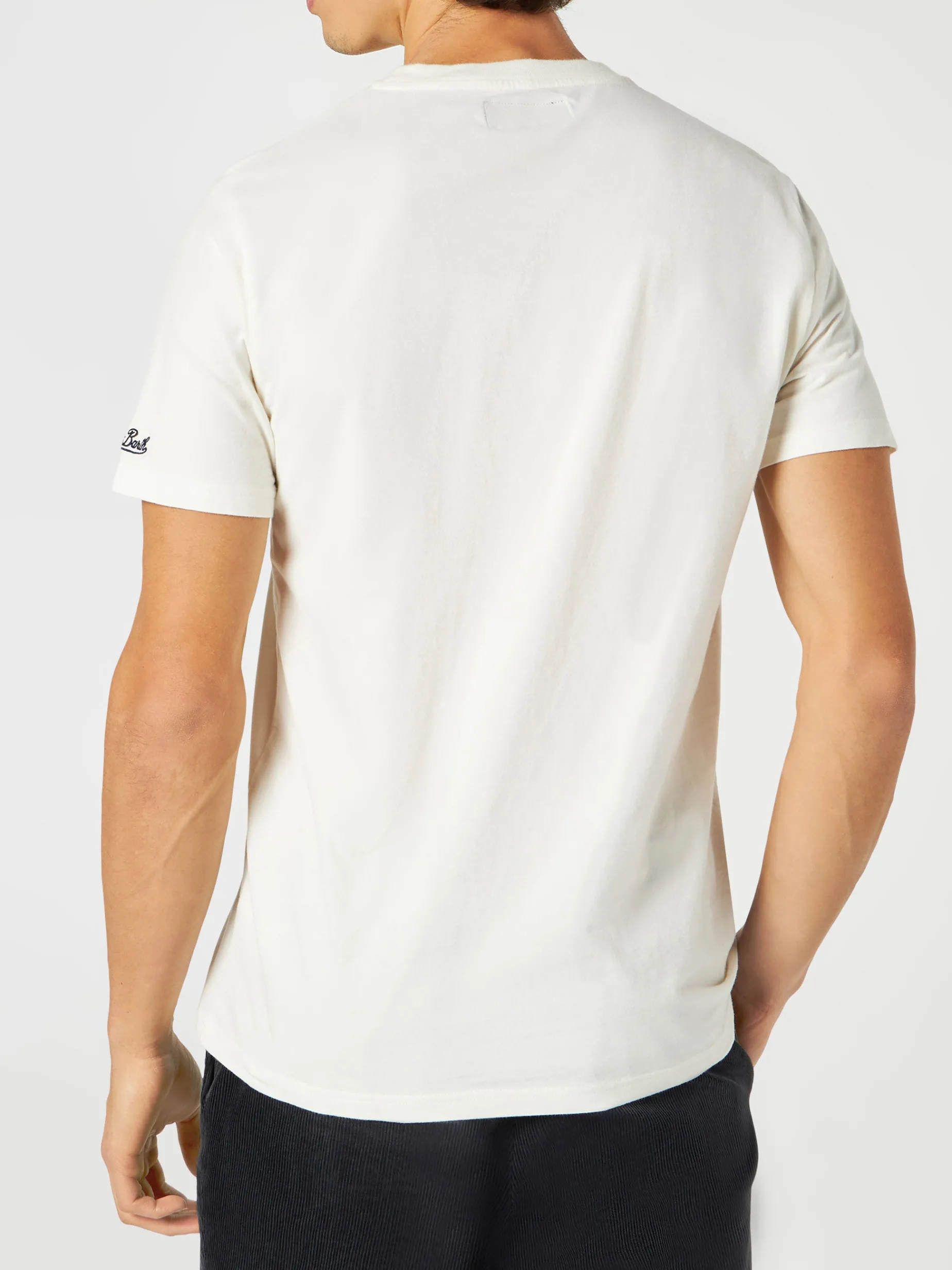 Herren-T-Shirt mit Bombardino Ski Club-Aufdruck