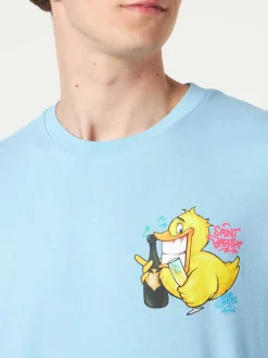 Herren-T-Shirt mit Enten-Print | CRYPTO PUPPETS® SONDERAUSGABE