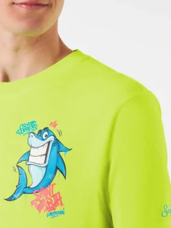 Herren-T-Shirt mit Hai-Print | CRYPTO PUPPETS® SONDERAUSGABE