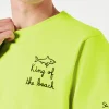 Herren-T-Shirt mit King of the Beach-Stickerei