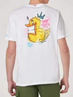 Herren-T-Shirt mit Krypto-Enten-Aufdruck | CRYPTO PUPPETS® SONDERAUSGABE