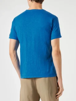 Herren-T-Shirt mit Mykonos-Print