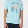 Herren-T-Shirt mit platziertem Portofino Vespa Friend-Aufdruck | VESPA-SONDEREDITION