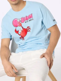 Herren-T-Shirt mit platziertem Aufdruck und Stickerei der Big Babol-Krabbe | GROSSE BABOL-SONDERAUSGABE