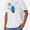 Herren-T-Shirt mit platziertem Vespa-Aufdruck und Stickerei | VESPA-SONDEREDITION
