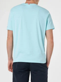 Herren-T-Shirt mit platziertem Portofino Vespa Friend-Aufdruck | VESPA-SONDEREDITION