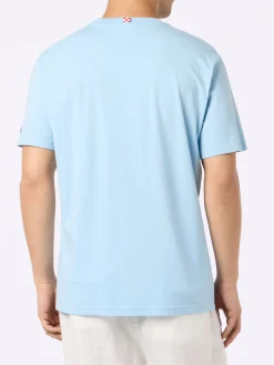 Herren-T-Shirt mit platziertem Aufdruck und Stickerei der Big Babol-Krabbe | GROSSE BABOL-SONDERAUSGABE