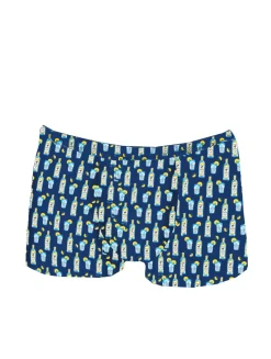 Herren-Unterwäsche-Boxershorts mit Gin-Tonic-Aufdruck