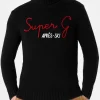Hochgeschlossener Herrenpullover mit Super-G-Stickerei | SUPER G SONDEREDITION