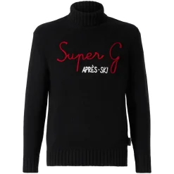Hochgeschlossener Herrenpullover mit Super-G-Stickerei | SUPER G SONDEREDITION