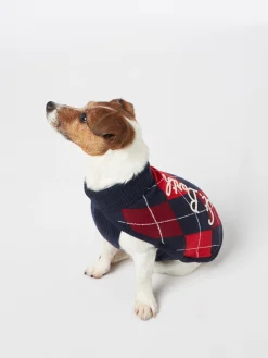 Hundepullover mit Argyle-Print
