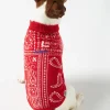 Hundepullover mit Bandana-Print