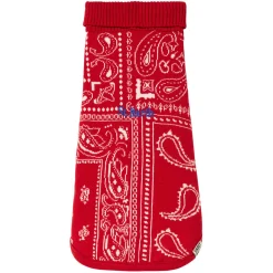Hundepullover mit Bandana-Print