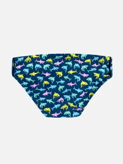 Jungen-Badehose Billy mit Hai-Aufdruck