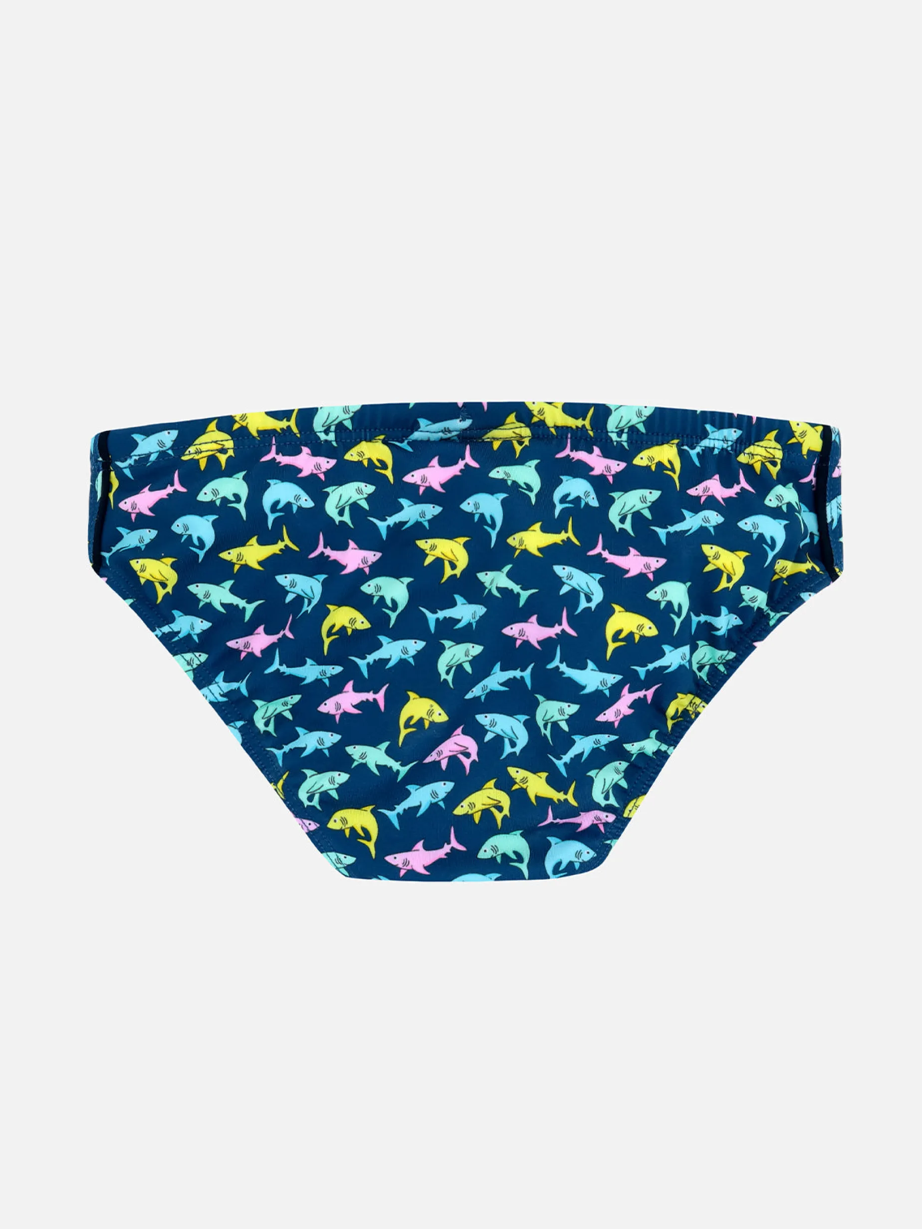 Jungen-Badehose Billy mit Hai-Aufdruck