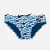 Jungen-Badehose mit Multi-Haifisch-Print
