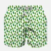 Jungen-Badeshorts aus leichtem Stoff mit Kaktus-Print