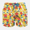 Jungen-Badeshorts mit Bart-Allover-Print | DIE SIMPSONS-SONDERAUSGABE