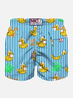 Jungen-Badeshorts mit Crypto-Enten-Print | CRYPTO PUPPETS SONDERAUSGABE