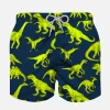 Jungen-Badeshorts mit Dinosaurier-Print