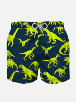 Jungen-Badeshorts mit Dinosaurier-Print