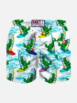 Jungen-Badeshorts mit Dinosaurier-Print