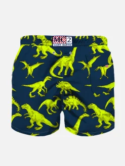 Jungen-Badeshorts mit Dinosaurier-Print
