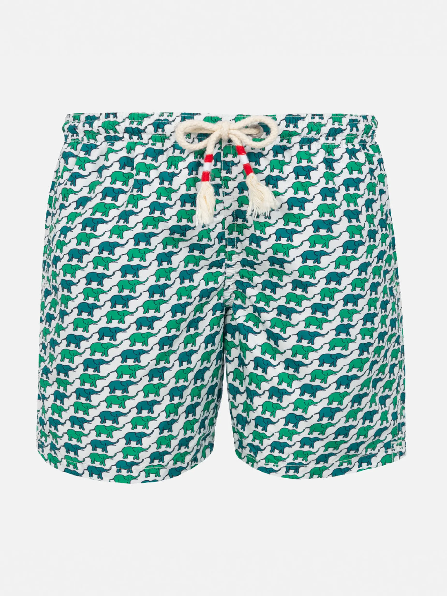 Jungen-Badeshorts mit Elefanten-Print
