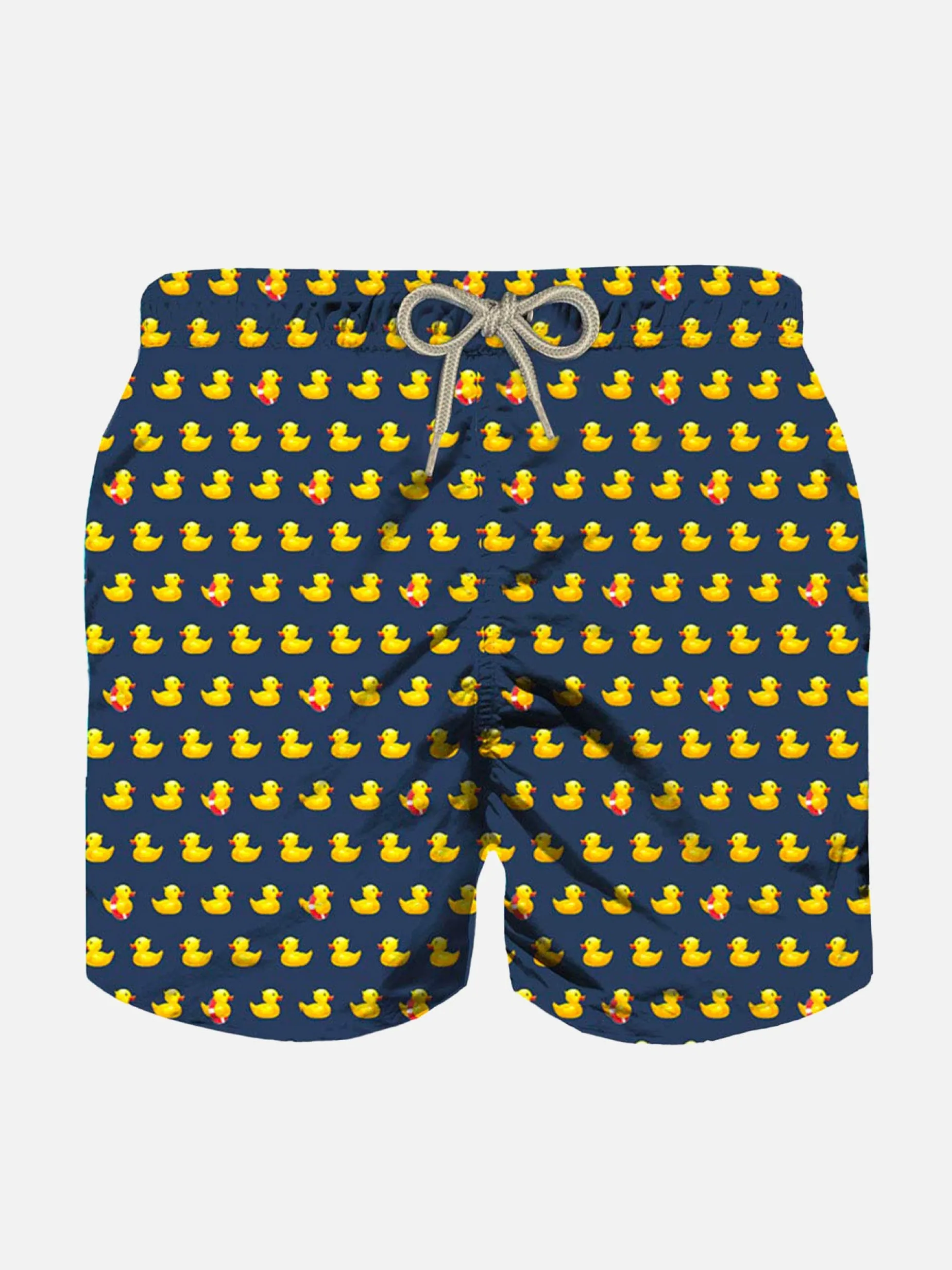 Jungen-Badeshorts mit Enten-Print