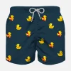 Jungen-Badeshorts mit Enten-Stickerei