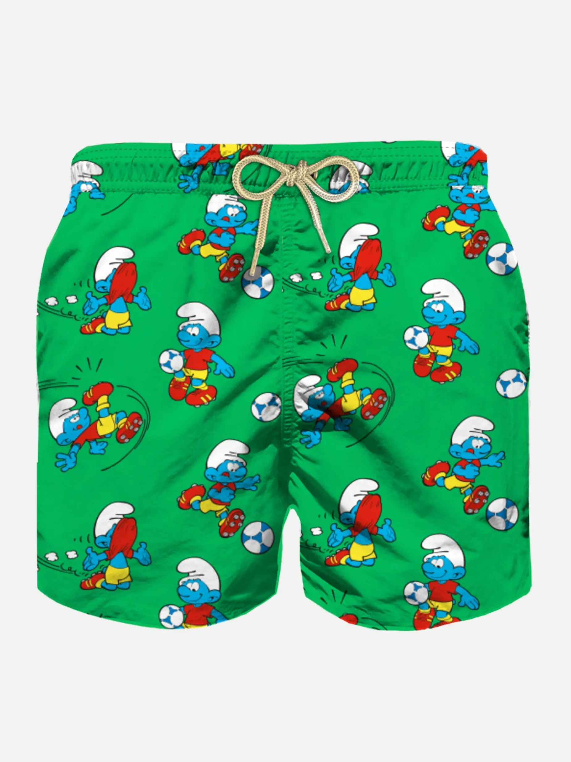 Jungen-Badeshorts mit Fußball-Schlumpf-Aufdruck | DIE SCHLÜMPFE SONDEREDITION