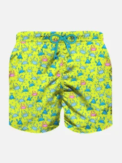 Jungen-Badeshorts mit Krabben-Print