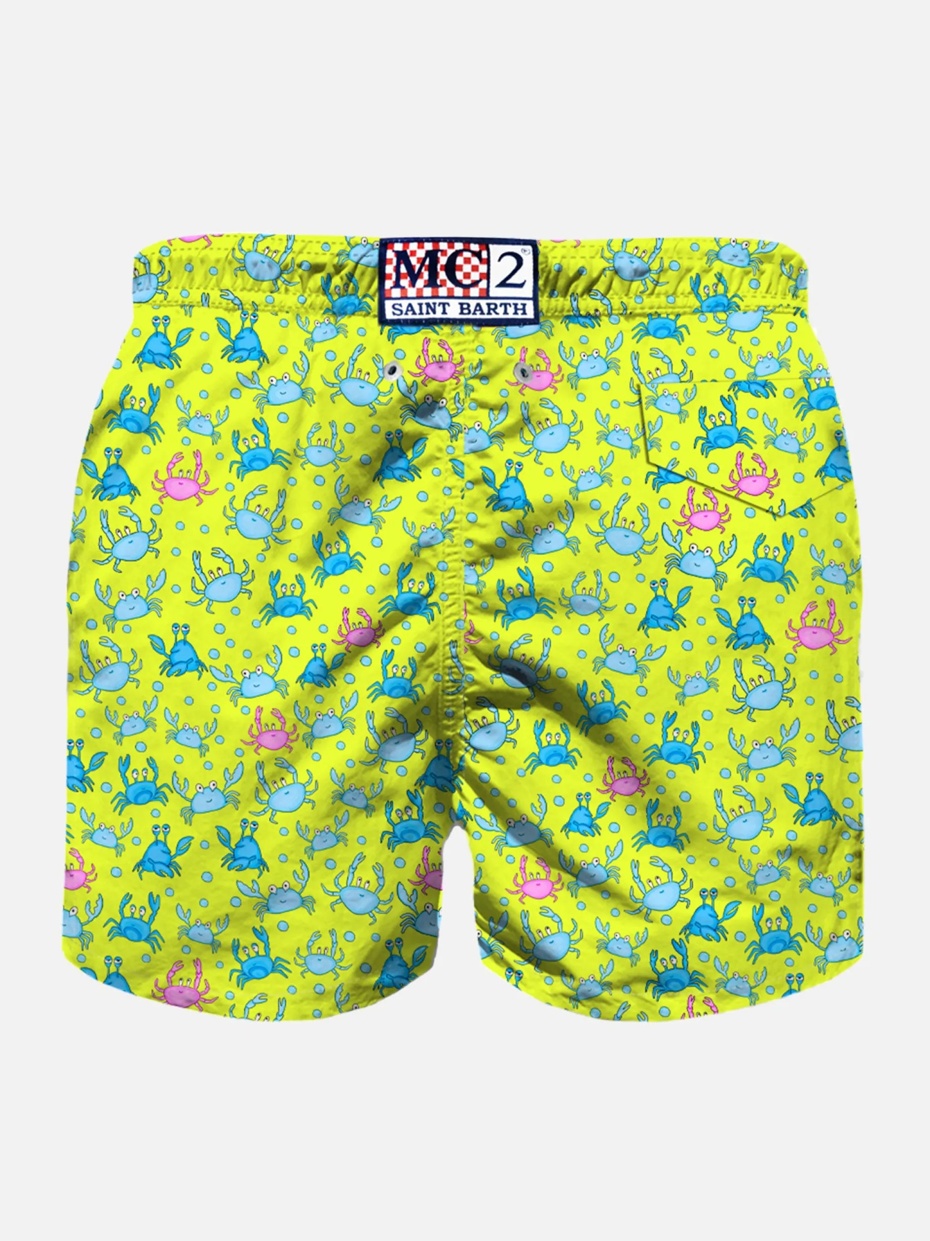 Jungen-Badeshorts mit Krabben-Print