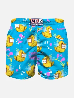 Jungen-Badeshorts mit Krypto-Enten-Print | CRYPTO PUPPETS® SONDERAUSGABE