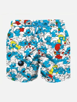 Jungen-Badeshorts mit Schlumpf-Allover-Print | SCHLÜMPFE SONDEREDITION