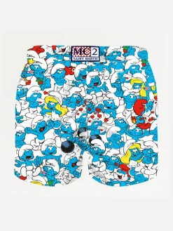 Jungen-Badeshorts mit Schlumpf-Allover-Print | SCHLÜMPFE SONDEREDITION