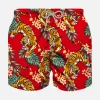 Jungen-Badeshorts mit Tiger-Print