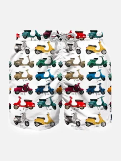 Jungen-Badeshorts mit Vespa®-Print | Vespa® Sonderedition