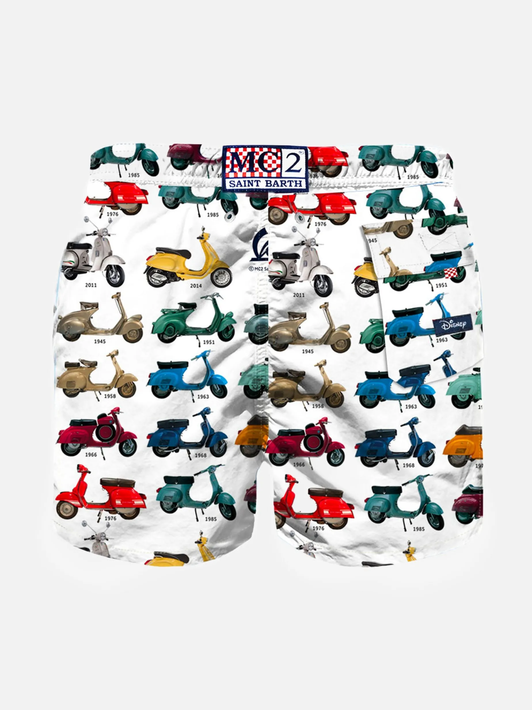 Jungen-Badeshorts mit Vespa®-Print | Vespa® Sonderedition