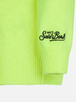 Jungenpullover mit Apres-Ski-Schriftzug