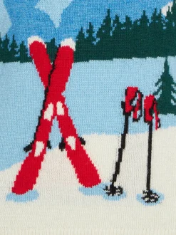 Jungenpullover mit Bergpostkartendruck
