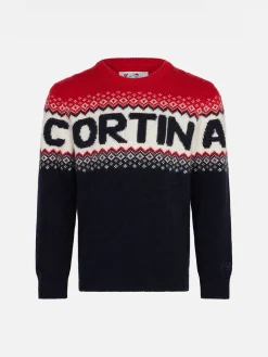 Jungenpullover mit Cortina-Schriftzug