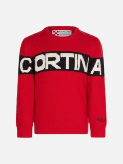 Jungenpullover mit Cortina-Stickerei