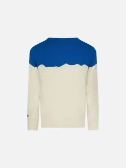 Jungenpullover mit Cortina-Jacquard-Print